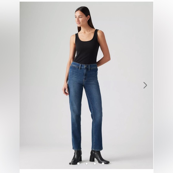 Levi's Denim - NWT Levi's Tailored 724 High Rise Slim Straight Jeans